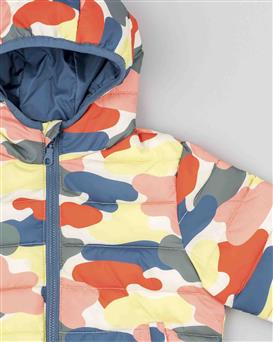 GIUBBOTTO MULTICOLOR CON CAPPUCCIO LOSAN